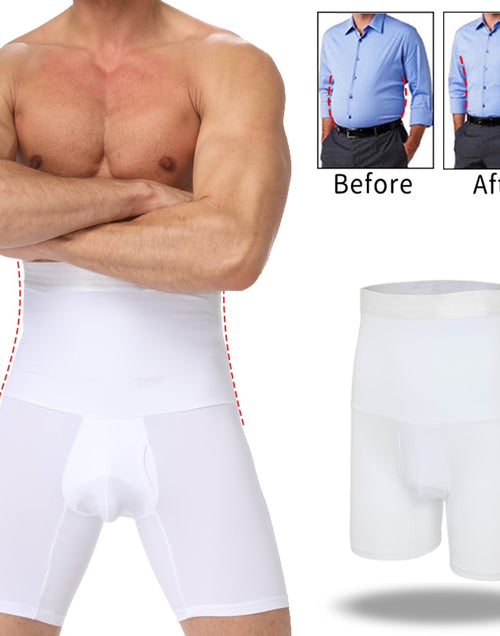 Load image into Gallery viewer, Men Body Shaper Waist Trainer Slimming Boxer Briefs
