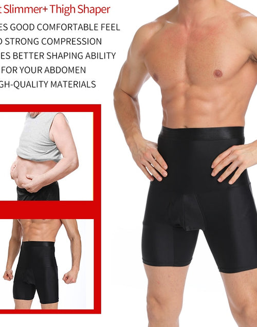 Load image into Gallery viewer, Men Body Shaper Waist Trainer Slimming Boxer Briefs
