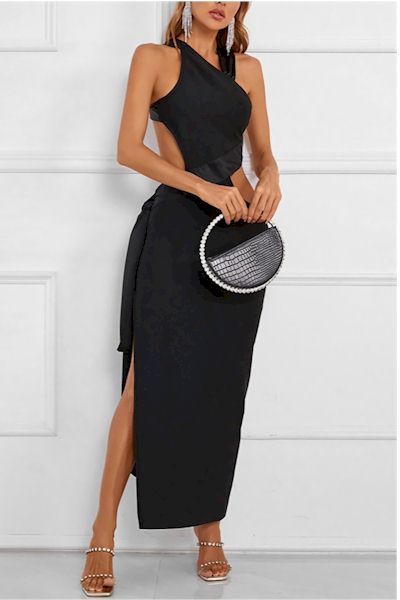 Isn't She Lovely  Backless Lace-Up Sexy Maxi Dress