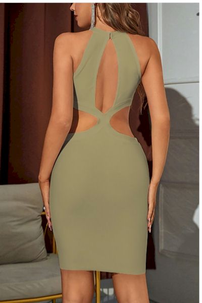 Load image into Gallery viewer, Sexy Stylish Flirty Cutouts Backless  Mini Dress
