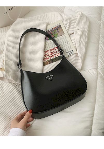 New Zip-Up Closure Square One Shoulder Bag