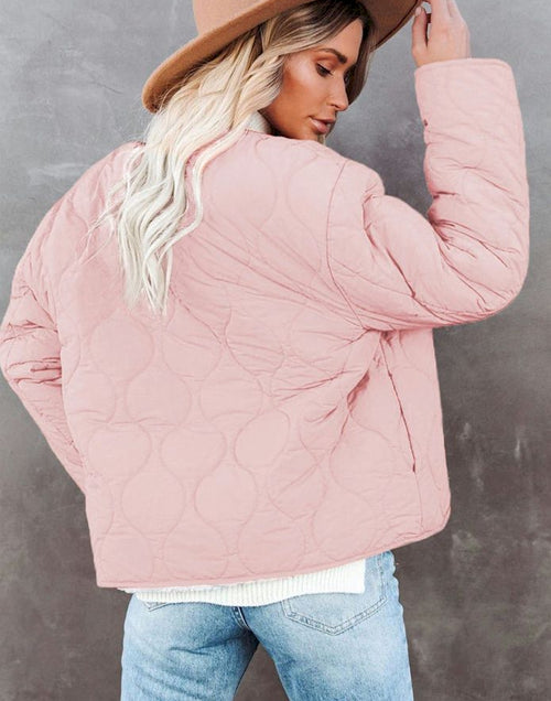 Load image into Gallery viewer, Pink Buttoned Double-sided Coat
