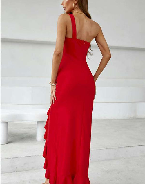 Load image into Gallery viewer, Be the Life of the Party with this Split Evening Maxi Dress
