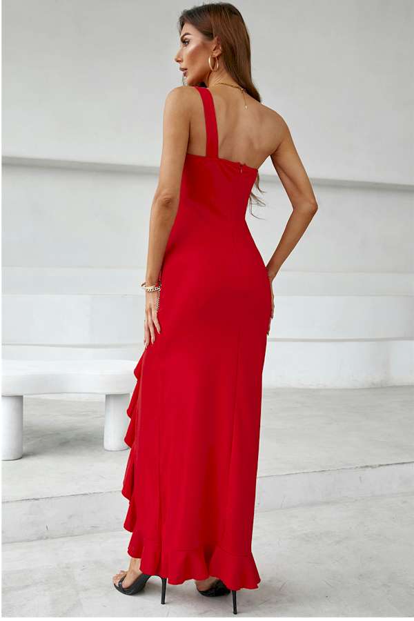 Be the Life of the Party with this Split Evening Maxi Dress