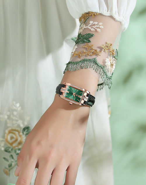 Load image into Gallery viewer, Green Luxury Elegant Fashion Quartz Watch
