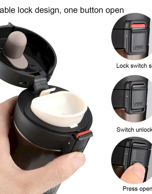 Load image into Gallery viewer, Portable Spill Proof Travel Mug Vacuum Flask
