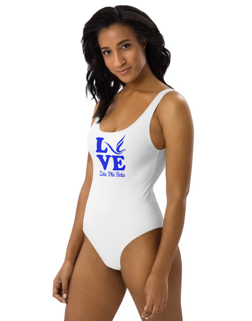 Load image into Gallery viewer, Zeta Finer Girl  one piece swimsuit
