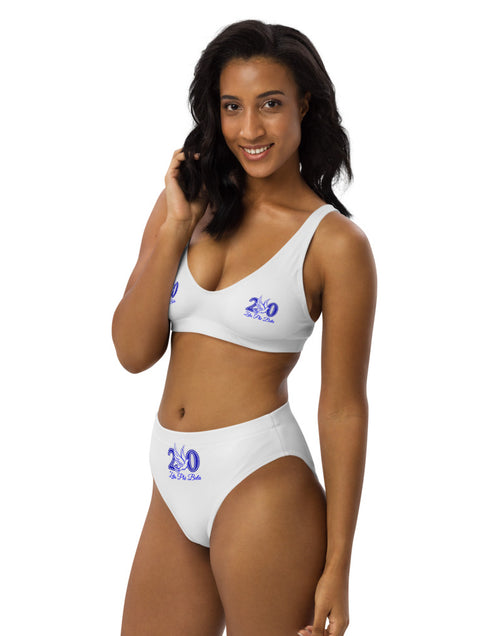 Load image into Gallery viewer, zeta phi beta sorority high waisted  bikini
