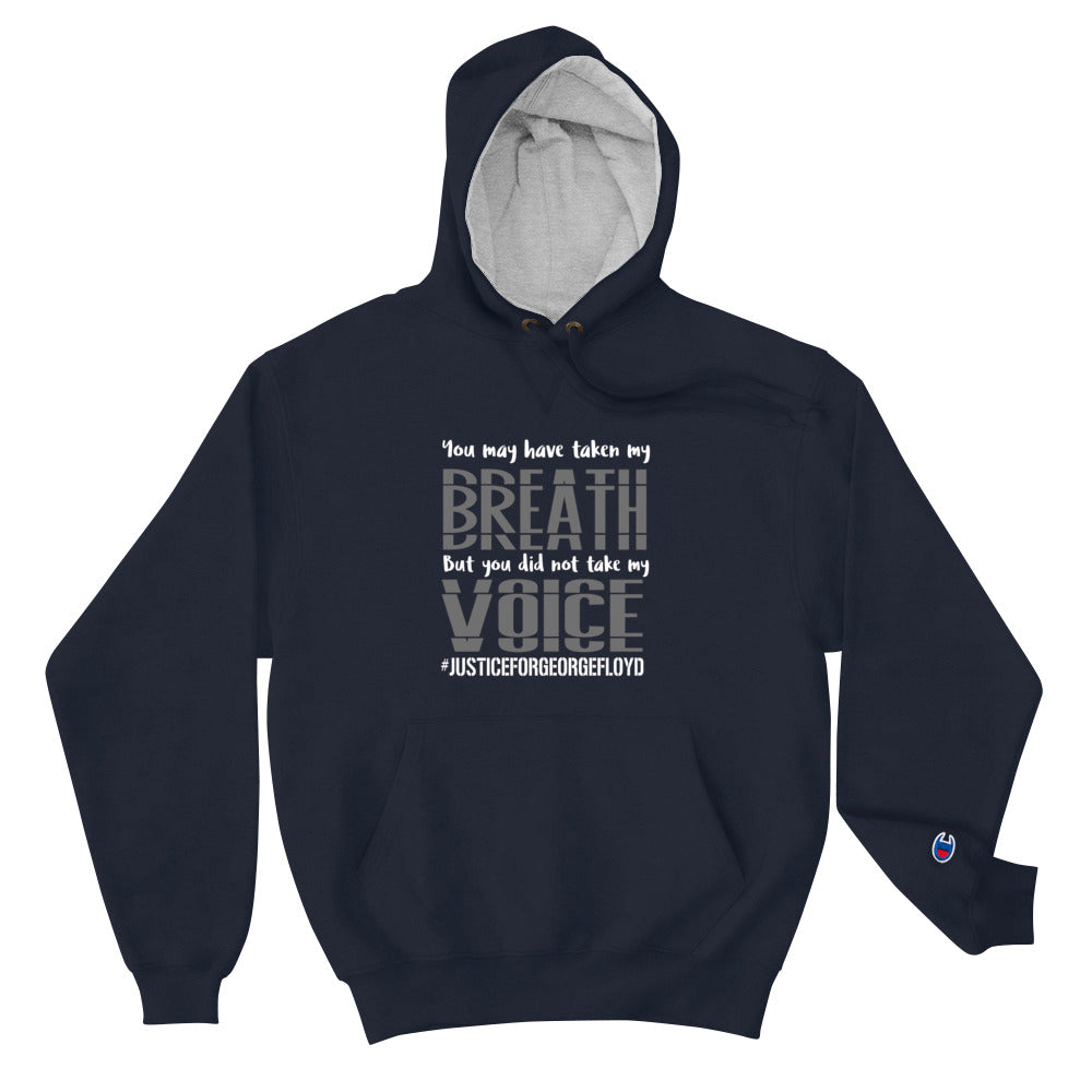 Navy Black Lives Matter Hoodie - Justice For George Floyd