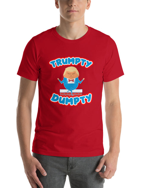 Load image into Gallery viewer, Red Trumpty Dumpty Short-Sleeve Unisex T-Shirt
