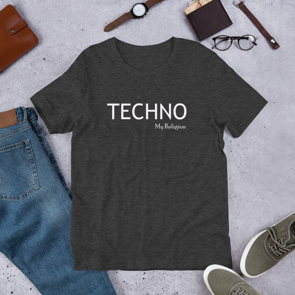 TECHNO Short-Sleeve Unisex T-Shirt