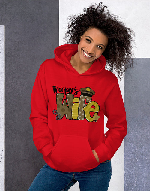 Load image into Gallery viewer, Trooper&#39;s Wife Unisex Hoodie
