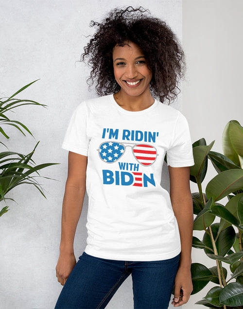 Load image into Gallery viewer, I&#39;m Ridin With Biden 2020 Short-Sleeve Unisex T-Shirt
