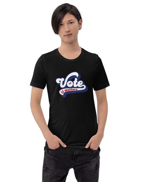 Load image into Gallery viewer, Vote It Matters Short-Sleeve Unisex T-Shirt
