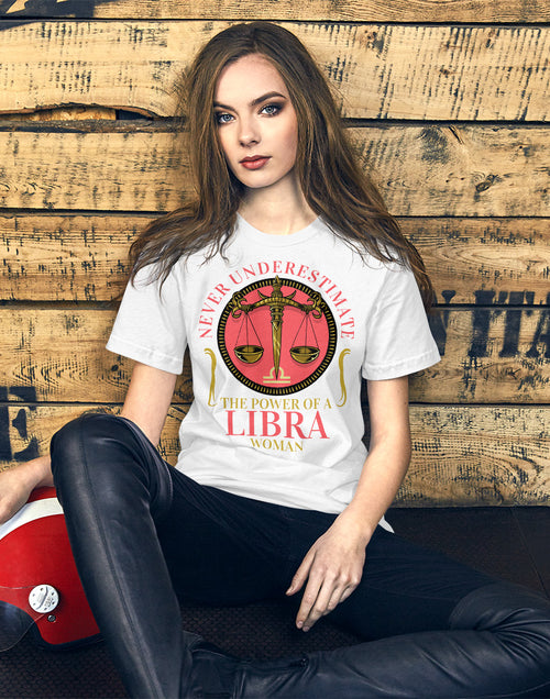 Load image into Gallery viewer, Zodiac Sign Libra Short-Sleeve Unisex T-Shirt
