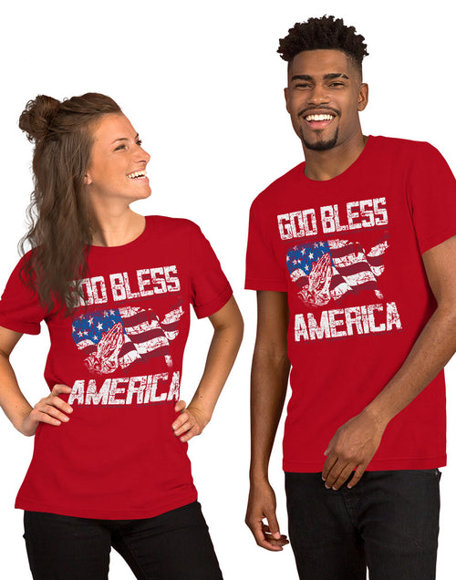 Load image into Gallery viewer, God Bless America Short-Sleeve Unisex T-Shirt
