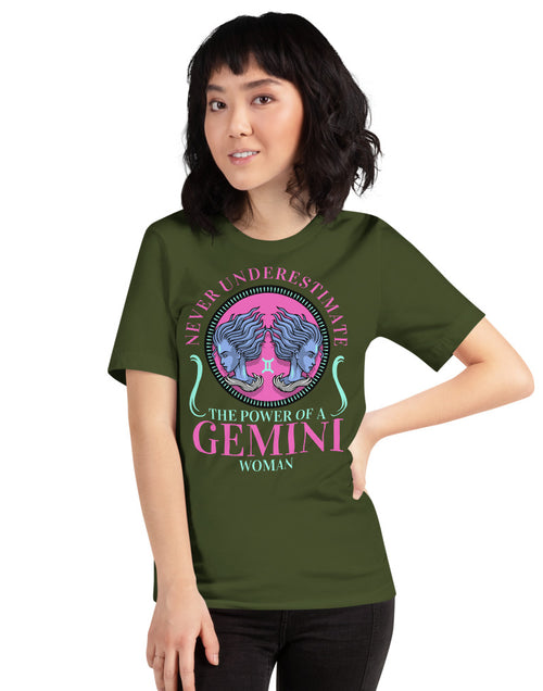 Load image into Gallery viewer, Zodiac Sign Gemini Short-Sleeve Unisex T-Shirt
