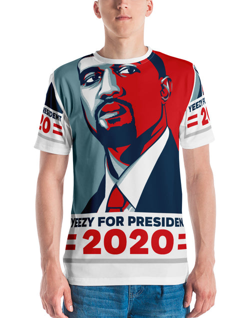 Load image into Gallery viewer, Kanye West For President Men&#39;s T-shirt
