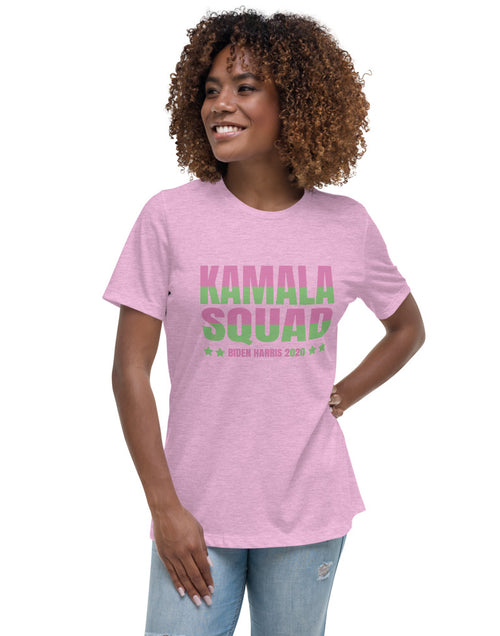 Load image into Gallery viewer, Kamala Squad - Biden Harris 2020 Women&#39;s Relaxed T-Shirt
