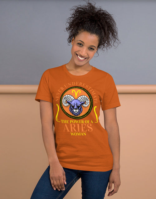 Load image into Gallery viewer, Zodiac Sign Aries Short-Sleeve Unisex T-Shirt
