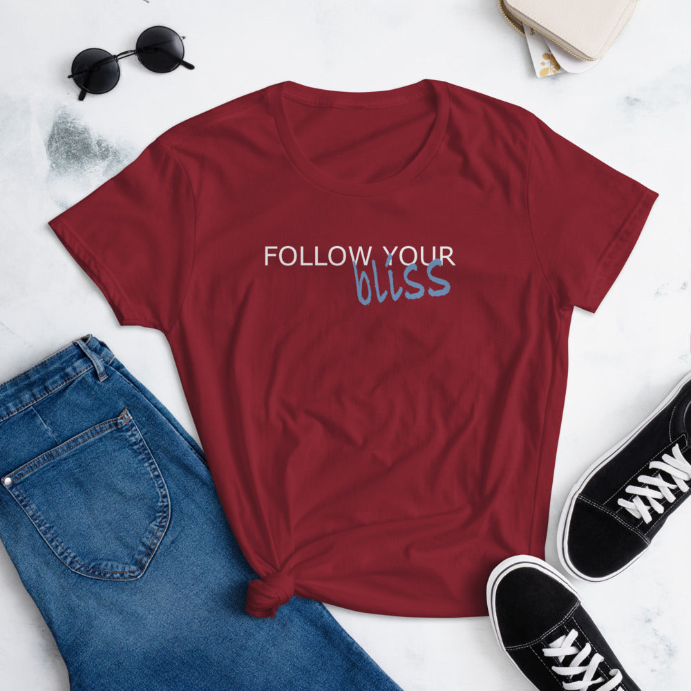 Follow Your Bliss Women's short sleeve t-shirt