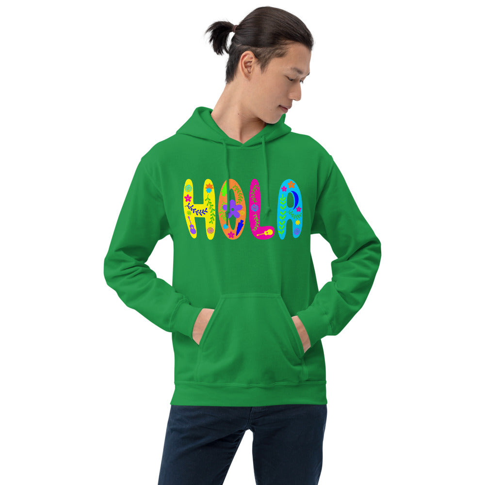 Hola Colorful Unisex Hoodie