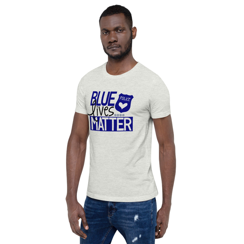 Blue Lives Matter Short-Sleeve Unisex T-Shirt