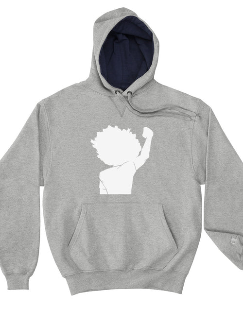 Load image into Gallery viewer, Black Lives Matter Salute Hoodie Gray
