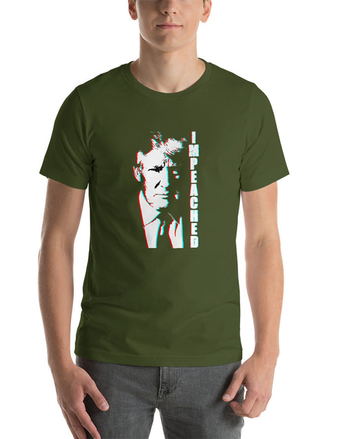 Load image into Gallery viewer, Green Trump Impeached Short-Sleeve Unisex T-Shirt
