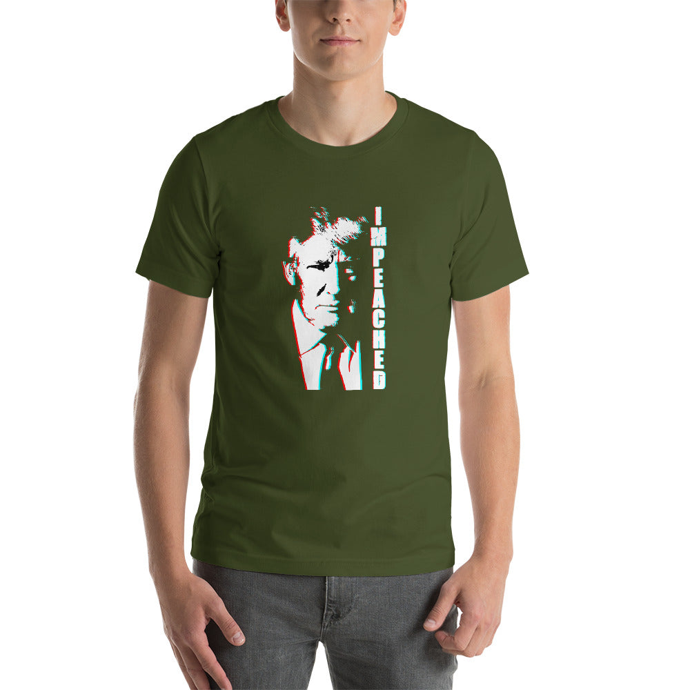 Green Trump Impeached Short-Sleeve Unisex T-Shirt