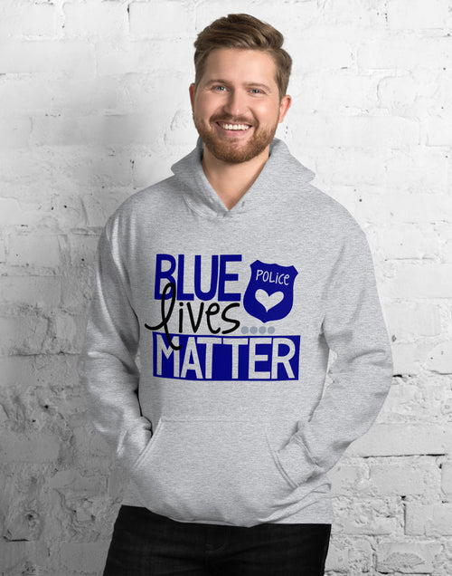 Load image into Gallery viewer, Blue Lives Matter Unisex Hoodie
