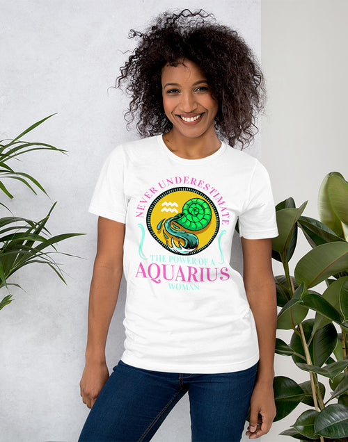 Load image into Gallery viewer, Zodiac Aquarius Short-Sleeve Unisex T-Shirt
