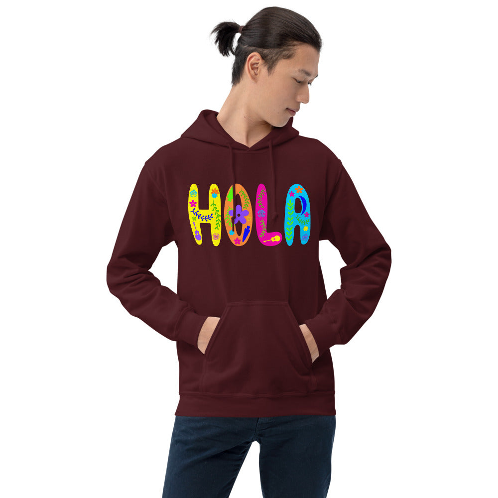 Hola Colorful Unisex Hoodie