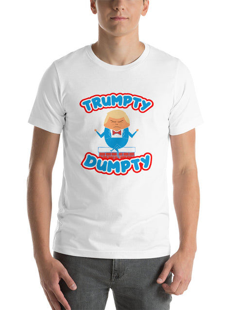 Load image into Gallery viewer, White Trumpty Dumpty Short-Sleeve Unisex T-Shirt
