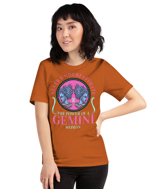 Load image into Gallery viewer, Zodiac Sign Gemini Short-Sleeve Unisex T-Shirt
