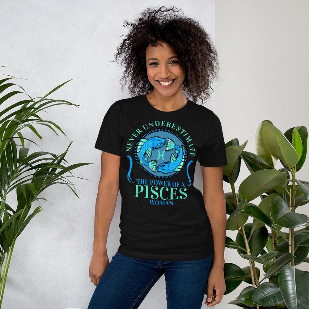 Zodiac Sign Pisces Short-Sleeve Unisex T-Shirt