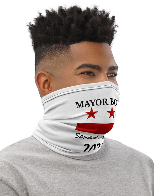 Load image into Gallery viewer, `Mayor Bowser Saved My Life Neck Gaiter
