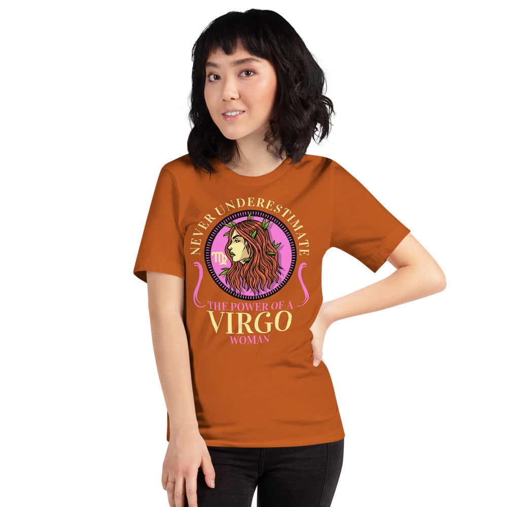 Zodiac Sign Virgo Short-Sleeve Unisex T-Shirt