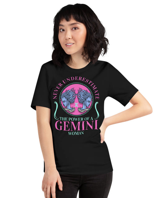 Load image into Gallery viewer, Zodiac Sign Gemini Short-Sleeve Unisex T-Shirt
