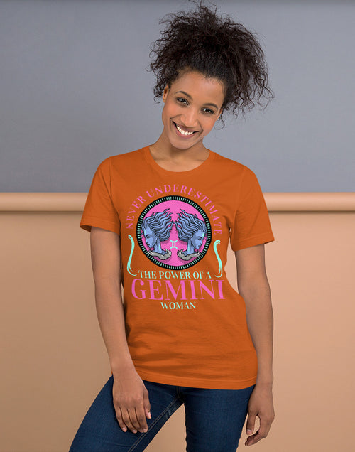 Load image into Gallery viewer, Zodiac Gemini Short-Sleeve Unisex T-Shirt
