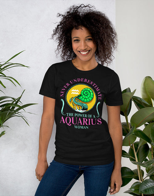 Load image into Gallery viewer, Zodiac Aquarius Short-Sleeve Unisex T-Shirt
