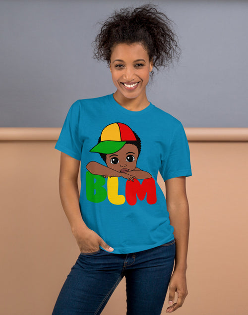 Load image into Gallery viewer, Little Boy Cutie Black Lives Matter T-Shirt
