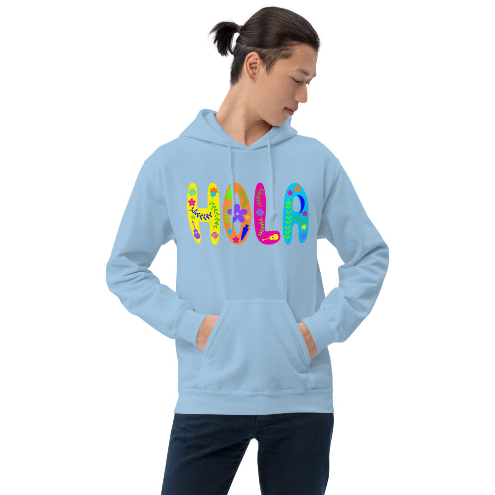 Hola Colorful Unisex Hoodie