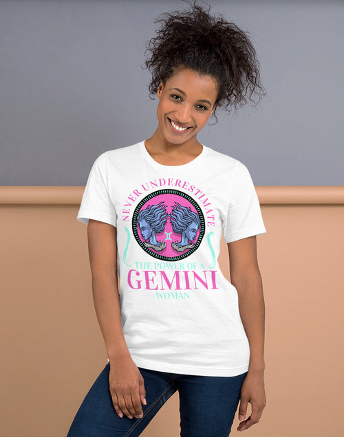 Load image into Gallery viewer, Zodiac Gemini Short-Sleeve Unisex T-Shirt
