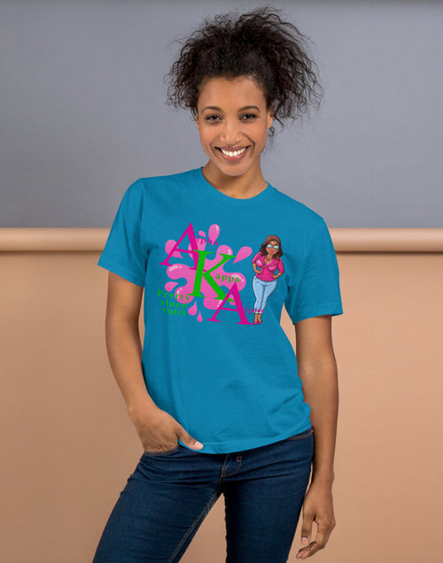 Load image into Gallery viewer, Alpha Kappa Alpha - Pretty Since 1908 AKA T-Shirt Blue
