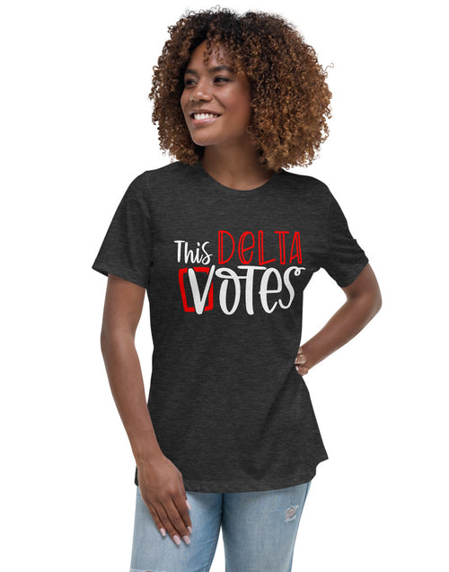 Load image into Gallery viewer, This Delta Votes Women&#39;s Relaxed T-Shirt
