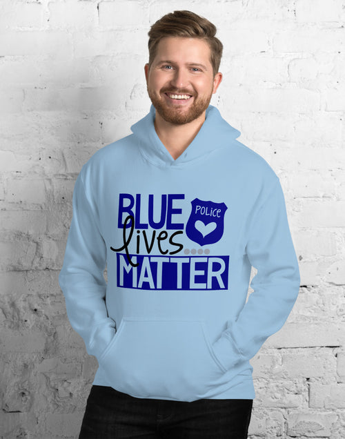 Load image into Gallery viewer, Blue Lives Matter Unisex Hoodie
