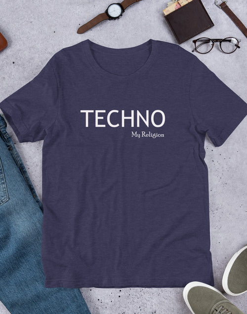 Load image into Gallery viewer, TECHNO Short-Sleeve Unisex T-Shirt
