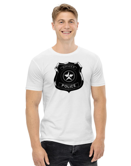 Load image into Gallery viewer, Police Officers Badge Men&#39;s staple tee
