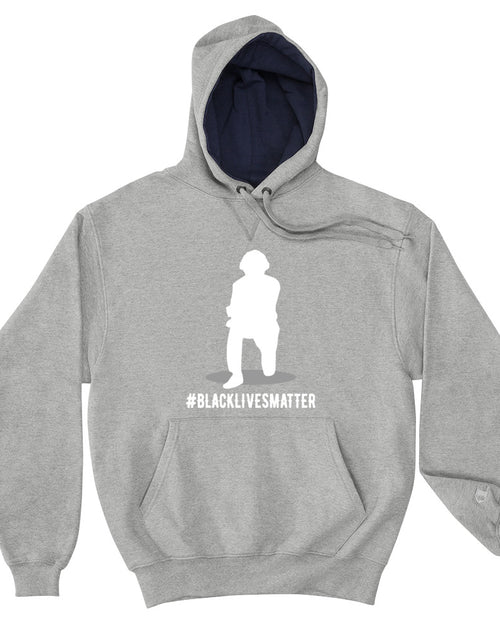 Load image into Gallery viewer, Take A Knee - Black Lives Matter Gray Hoodie
